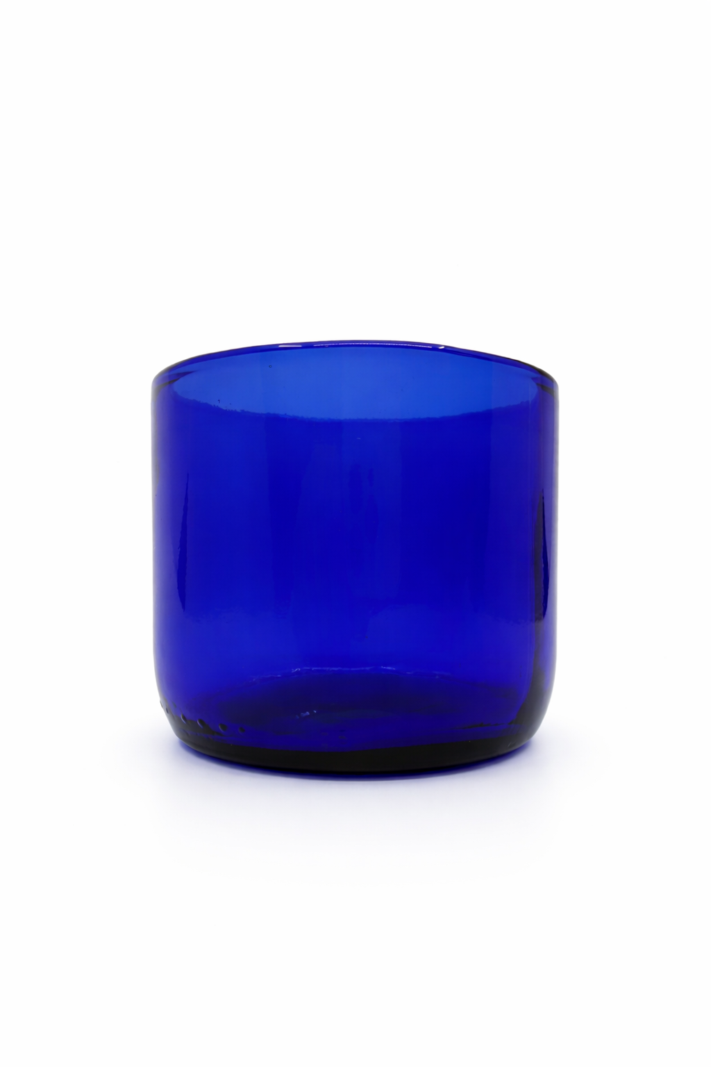 Blue Q-Tip Jar