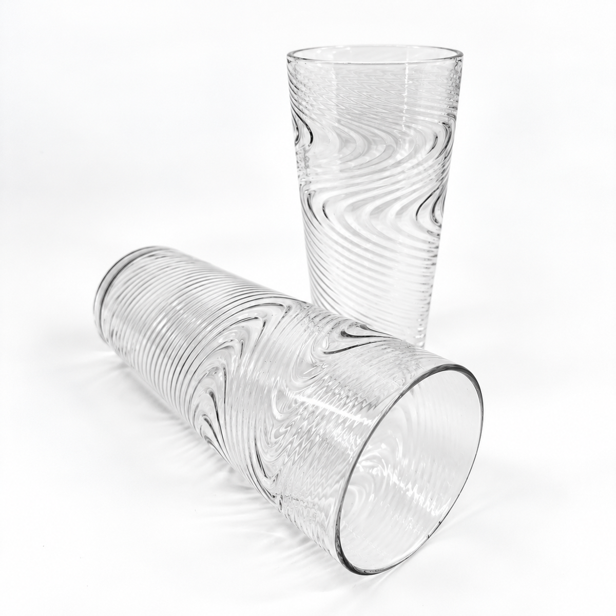 Clear Wigwag Glass