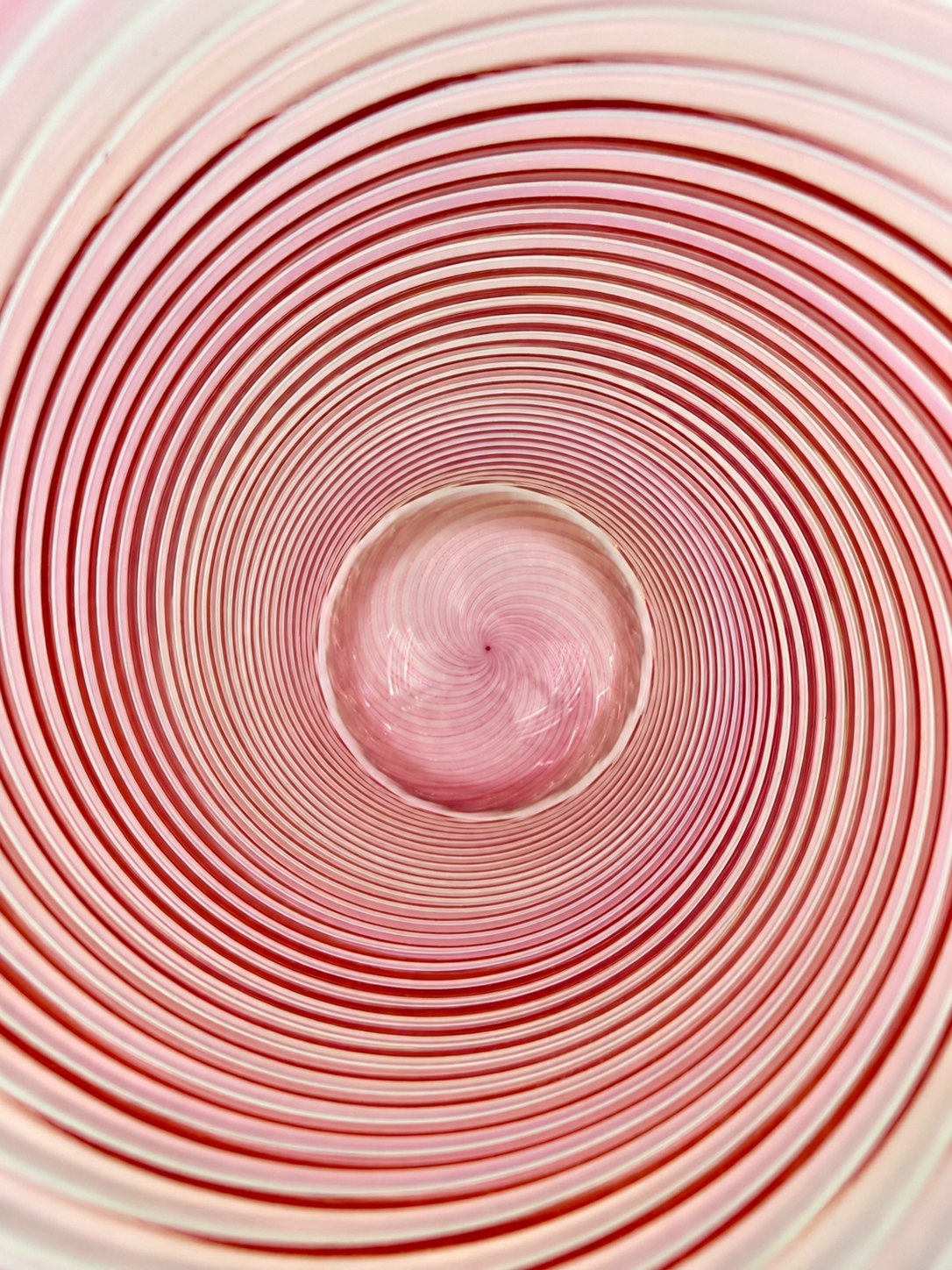 Fumed Scalloped Glass