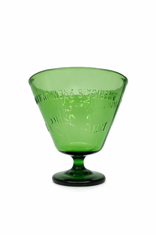 Upcycled Cocktail Glass