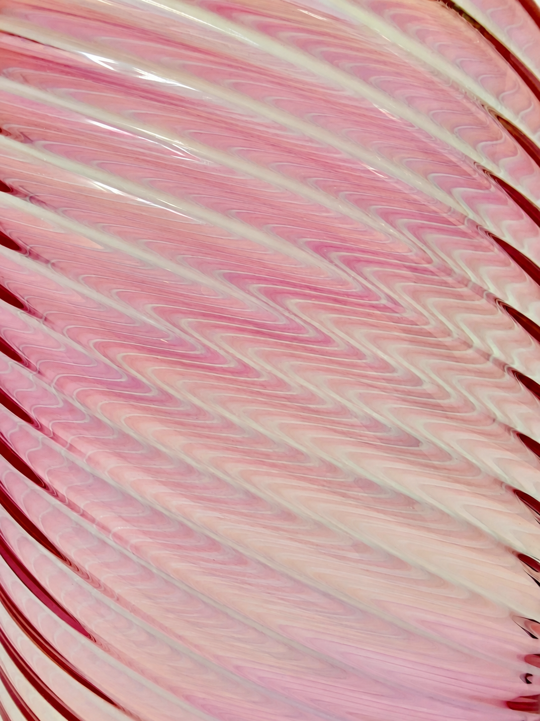 Fumed Scalloped Glass