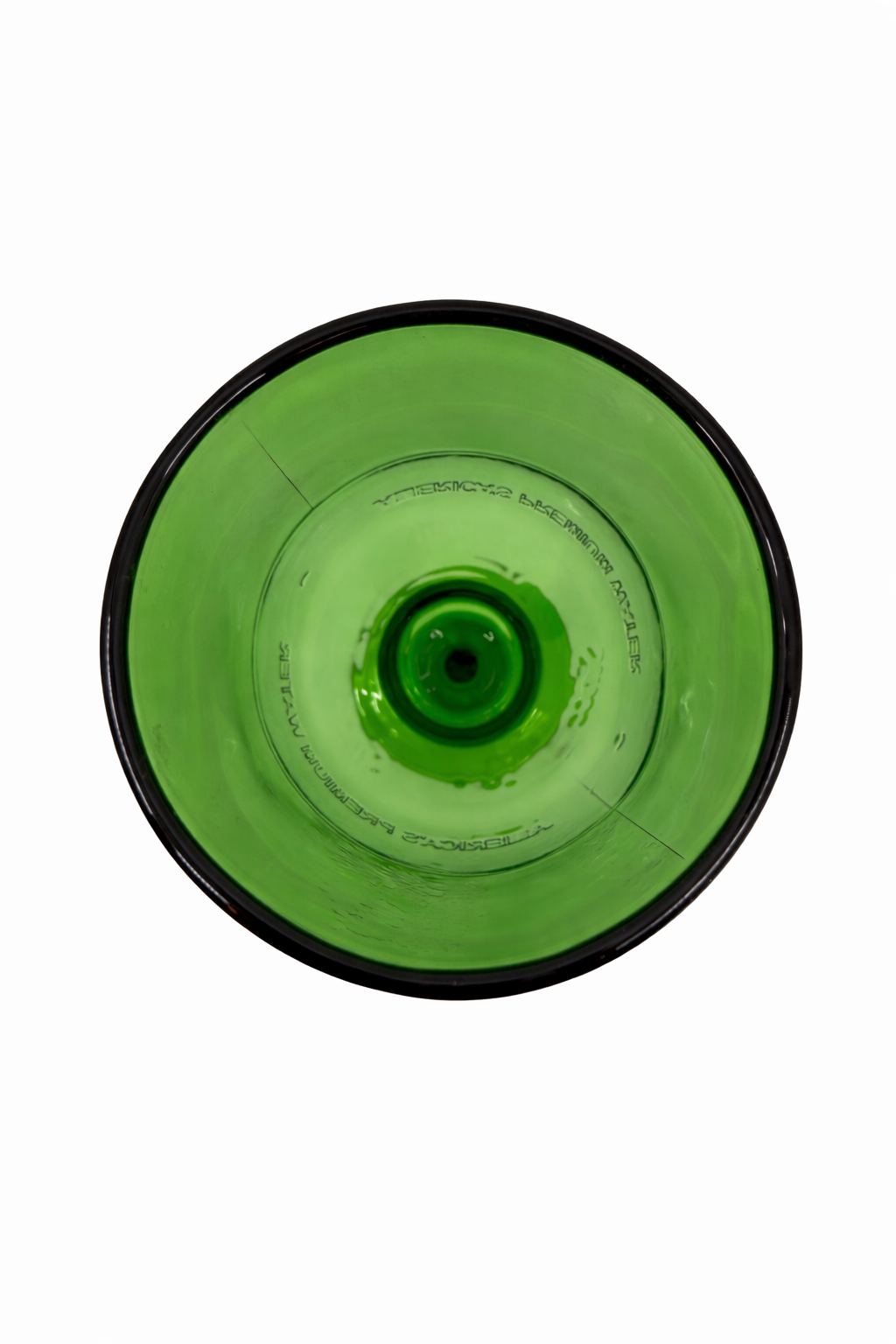 Straight-Wall Upcycled Wine Glass